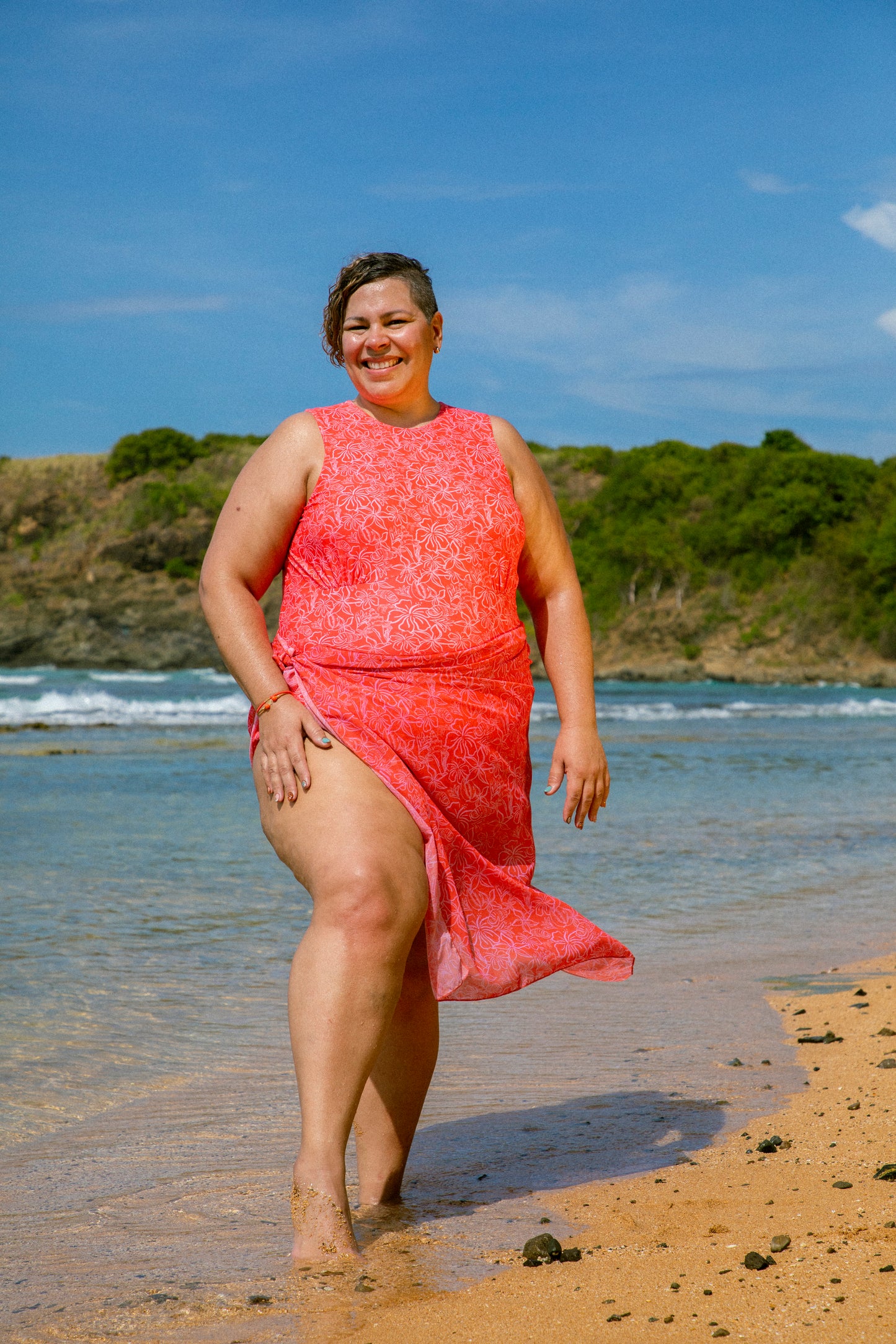 Seashore Sarong - Flora Criolla