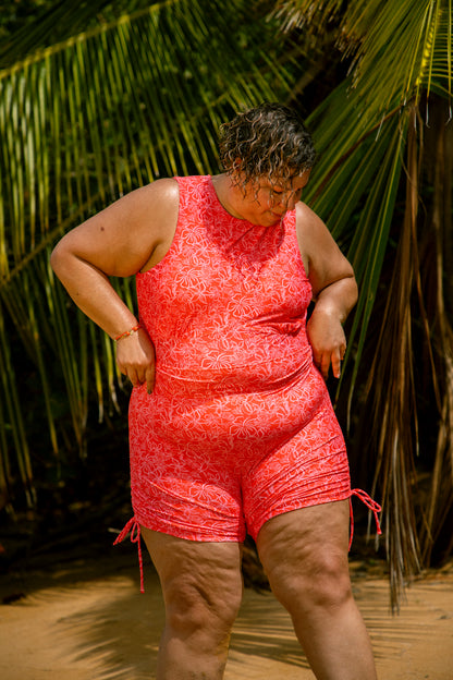 Koa Surf Shorts- Flora Criolla