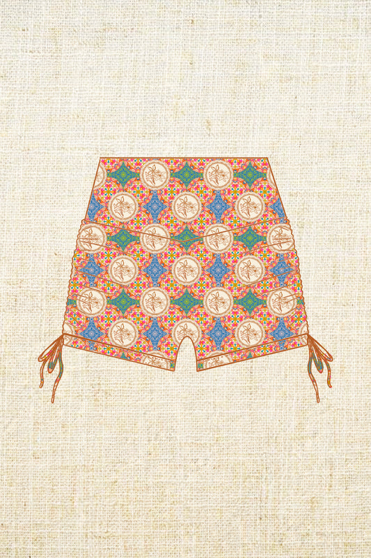 Koa Surf Shorts- Caribbean Dream